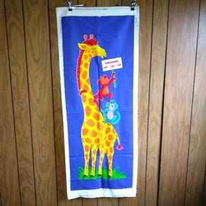 FABRIC Cranston Print Works Rainbow Jungle Growth Chart Panel